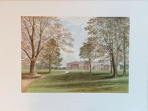 Hamilton Palace - Originalfarbholzstich. Aus: Morris, F.O. (Ed.): A Series of Picturesque Views o...