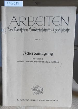 Imagen del vendedor de Vortrge der Ackerbautagung Hattenheim, 20. u. 21. Oktober 1949. a la venta por Versandantiquariat Trffelschwein