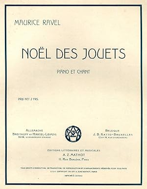 NOËL DES JOUETS. Piano et Chant.