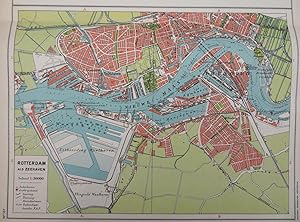 Rotterdam Zeehaven Goeree-Overflakkee Netherlands 1927 Thieme map