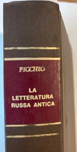 Seller image for Storia della Letteratura Russa Antica. Nuova Edizione Aggionata. for sale by Plurabelle Books Ltd