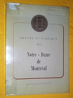 Oeuvre et fabrique de Notre-Dame de Montréal