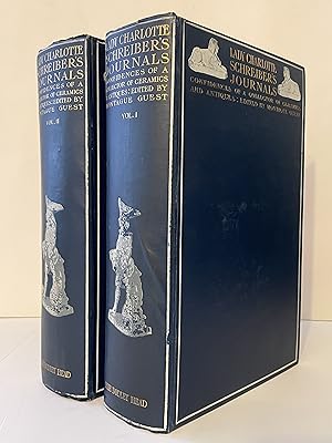 Seller image for LADY CHARLOTTE SCHREIBER'S JOURNALS: CONFIDENCES OF A COLLECTOR OF CERAMICS & ANTIQUES. -- Two Volume Set Complete for sale by Lavendier Books