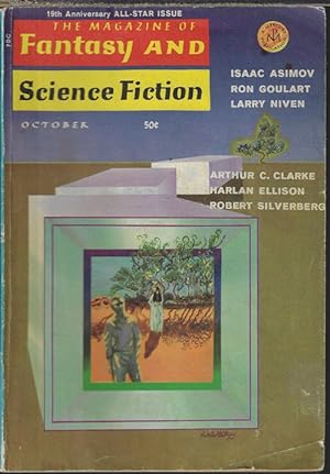 Bild des Verkufers fr The Magazine of FANTASY AND SCIENCE FICTION (F&SF): October, Oct. 1968 zum Verkauf von Books from the Crypt