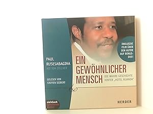Seller image for Ein gewhnlicher Mensch. Die wahre Geschichte hinter "Hotel Ruanda". 4 CDs + Bonus-DVD for sale by Book Broker