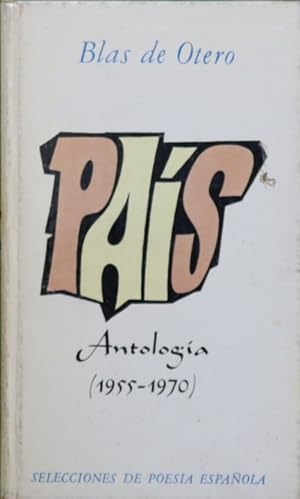 Imagen del vendedor de Pas antologa 1955-1970 a la venta por Librera Alonso Quijano