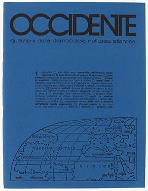 OCCIDENTE. Questioni della democrazia nell'area atlantica. N. 1 - 1984.: