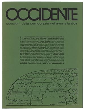 OCCIDENTE. Questioni della democrazia nell'area atlantica. N. 3 - 1979: