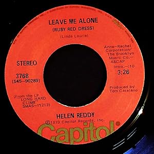 Image du vendeur pour Leave Me Alone (Ruby Red Dress) / The Old Fashioned Way [7" 45 rpm Single] mis en vente par Kayleighbug Books, IOBA