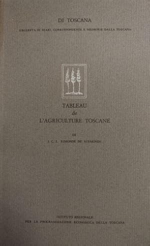 Imagen del vendedor de Tableau de l'Agriculture Toscane. a la venta por FIRENZELIBRI SRL