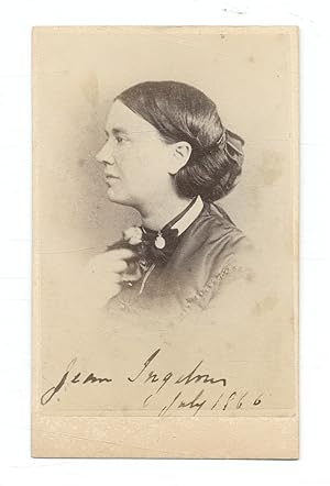 Bild des Verkufers fr [Carte-de-visite]: Photographic portrait of Jean Ingelow zum Verkauf von Between the Covers-Rare Books, Inc. ABAA