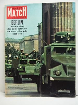 PARIS MATCH No. 646, 26 Aout 1961 Berlin Cover