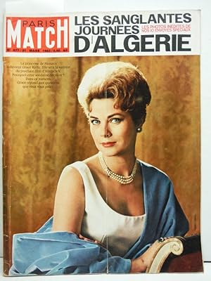 PARIS MATCH No. 677,. 31 Mars 1962 , Grace Kelly