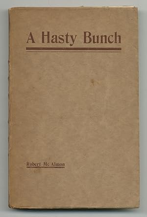 Seller image for A Hasty Bunch for sale by Between the Covers-Rare Books, Inc. ABAA