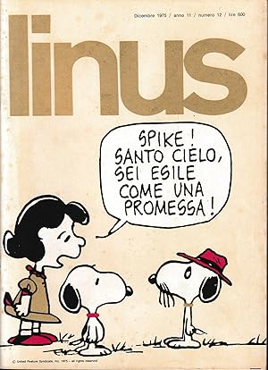 Linus. Dicembre 1975 / anno 11 / n. 12