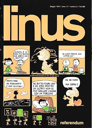 Linus. maggio 1975 / anno 11 / n. 5