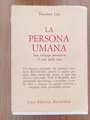 Imagen del vendedor de La persona umana a la venta por librisaggi