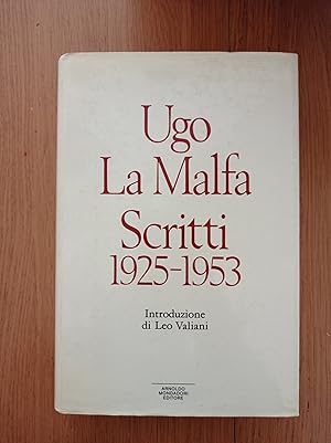 Scritti (1925-1953)