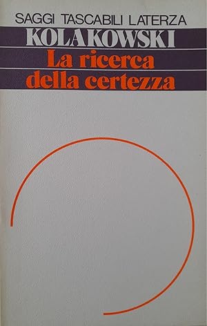 La ricerca della certezza