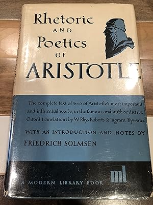 Seller image for Rhetoric and Poetics of Aristotle for sale by Rosario Beach Rare Books