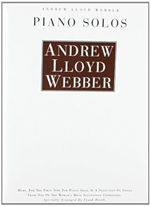 Bild des Verkufers fr Andrew Lloyd Webber Piano Solos Psg zum Verkauf von WeBuyBooks