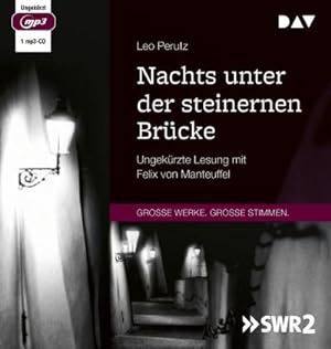 Bild des Verkäufers für Nachts unter der steinernen Brücke : Ungekürzte Lesung mit Felix von Manteuffel (1 mp3-CD) zum Verkauf von AHA-BUCH GmbH