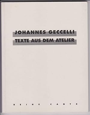 Seller image for Texte aus dem Atelier. (Widmung!). for sale by Antiquariat Schwarz & Grmling GbR