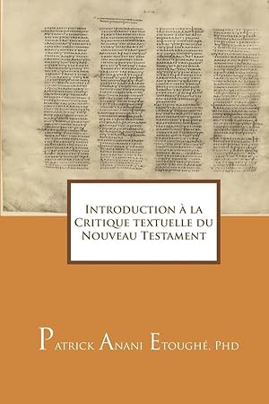 introduction à la critique textuelle du Nouveau Testament