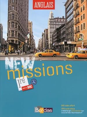 NEW MISSIONS : anglais ; 1ère ; manuel + dvd rom (édition 2015)