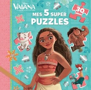 Vaiana, la légende du bout du monde ; mes 5 super puzzles