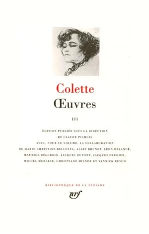 uvres / Colette. 3. Oeuvres
