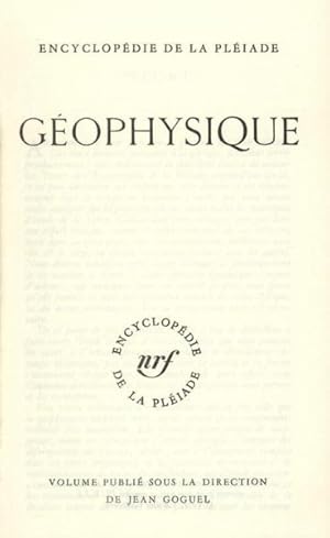 Seller image for La Terre, I : Gophysique for sale by Chapitre.com : livres et presse ancienne