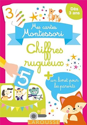 mes cartes Montessori : chiffres rugueux