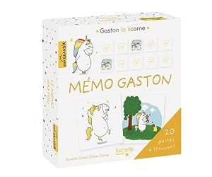 Gaston la licorne : les émotions de Gaston : Mémo Gaston