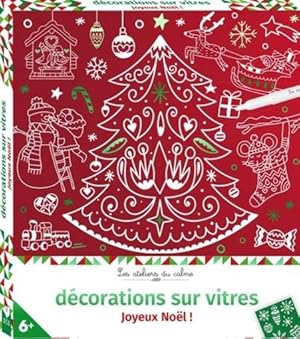 les ateliers du calme : décorations sur vitres : joyeux Noël !