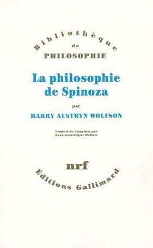 La philosophie de Spinoza