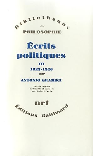 ecrits politiques - vol03 - 1923-1926