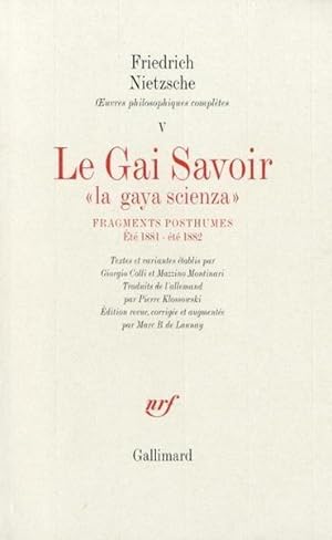 Le Gai savoir