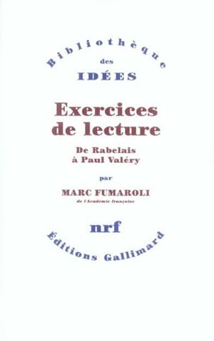 Image du vendeur pour Exercices de lecture mis en vente par Chapitre.com : livres et presse ancienne