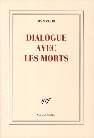 Imagen del vendedor de Dialogue avec les morts a la venta por Chapitre.com : livres et presse ancienne