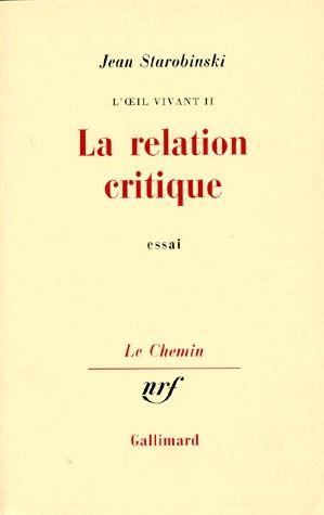 Bild des Verkufers fr l'oeil vivant t.2 ; la relation critique zum Verkauf von Chapitre.com : livres et presse ancienne