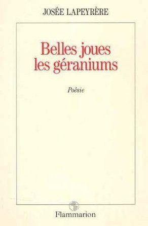 Belles joues les géraniums