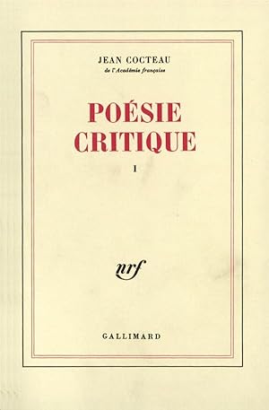 poésie critique t.1