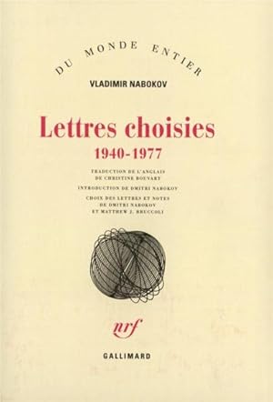 Seller image for Lettres choisies, 1940-1977 for sale by Chapitre.com : livres et presse ancienne