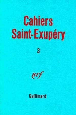 Seller image for cahiers Saint Exupry n.3 for sale by Chapitre.com : livres et presse ancienne