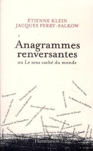 Immagine del venditore per anagrammes renversantes ou le sens cach du monde venduto da Chapitre.com : livres et presse ancienne