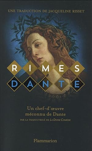 rimes ; un chef-d'oeuvre méconnu de Dante