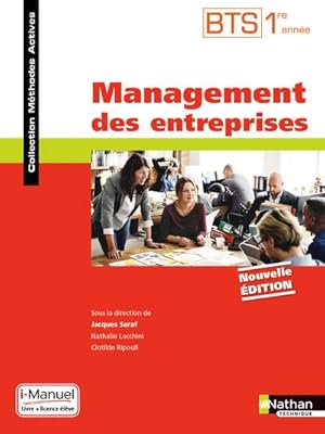 management des entreprises ; BTS ; 1ère année ; livre de l'élève + licence (édition 2016)