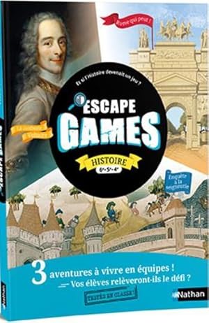 escape games : histoire : 6e/5e/4e : escape game (édition 2022)