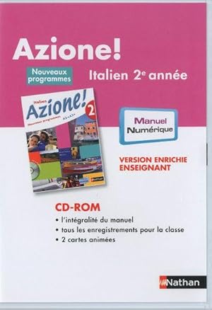 AZIONE 2 ; Italien ; 2ème année ; version enrichie enseignant (édition 2008)